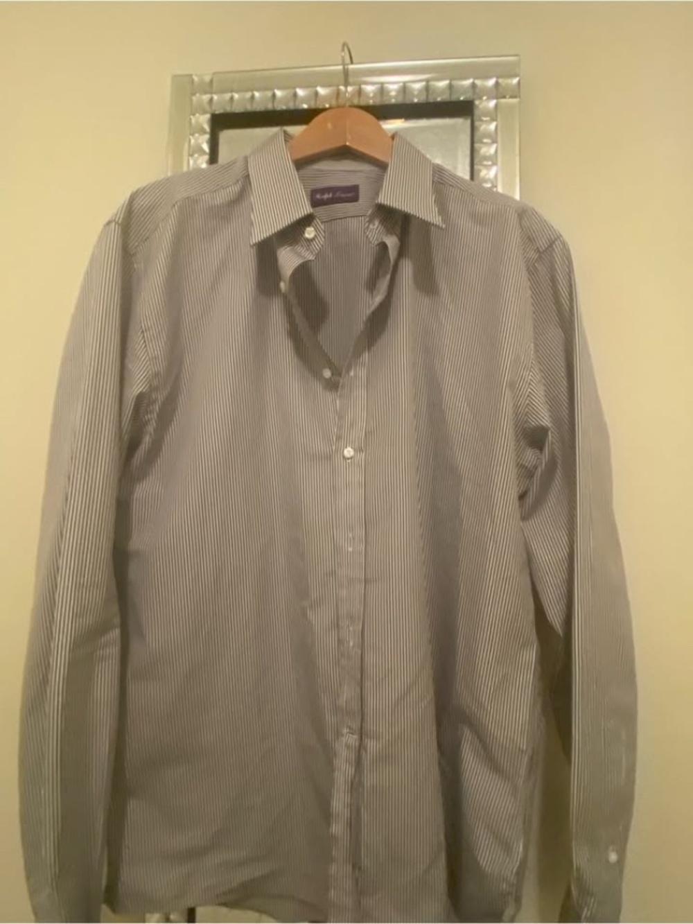 Ralph Lauren mens shirt purple label size 17 slim